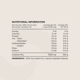 Switch HCL Creatine Capsules