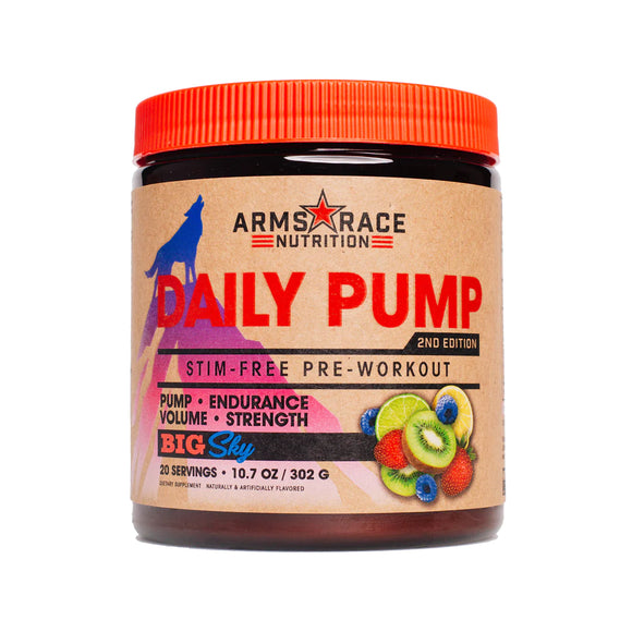 Arms Race Daily Pump Stim Free Pre Workout