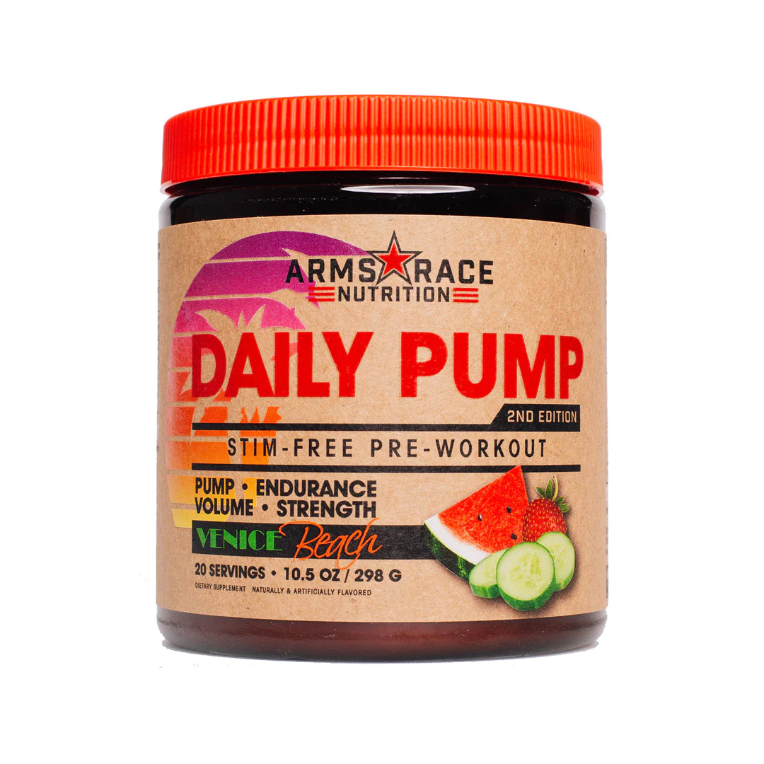 Arms Race Daily Pump Stim Free Pre Workout Nutrition